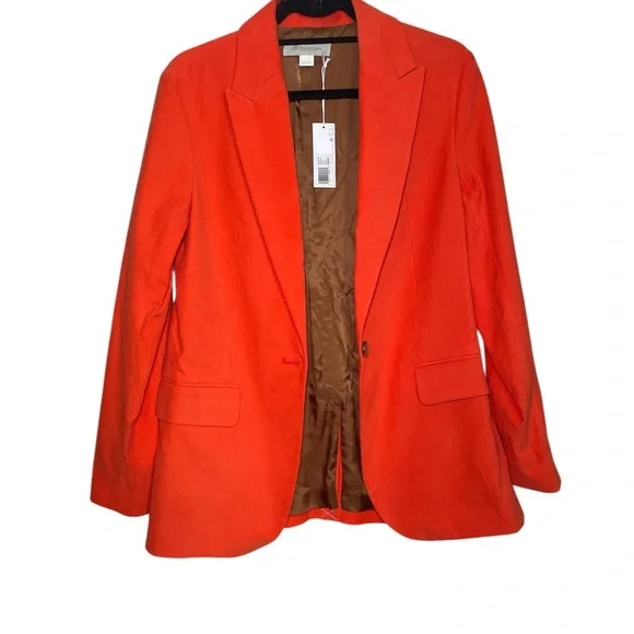 Outerknown Henry Corduroy Orange Blazer sz 4 - Picture 1 of 10